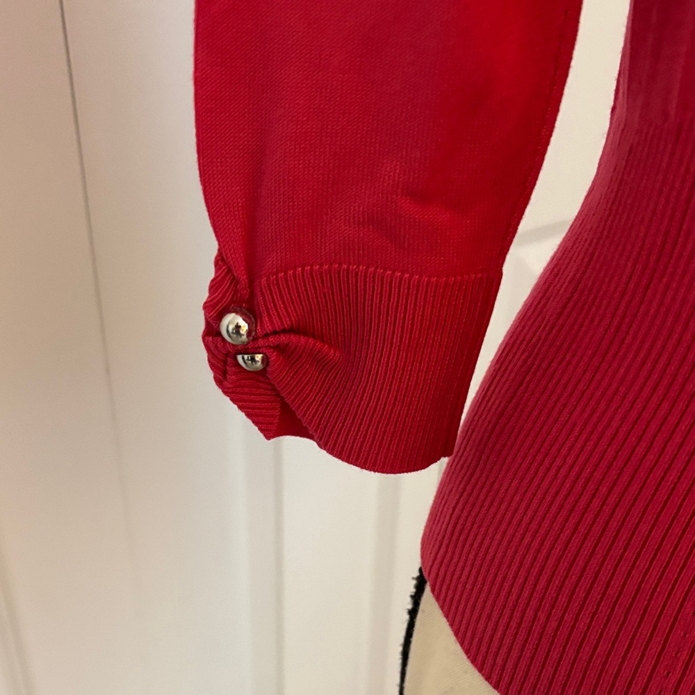 WHBM Pink Button-Up Cardigan NWT - Picture 3 of 7